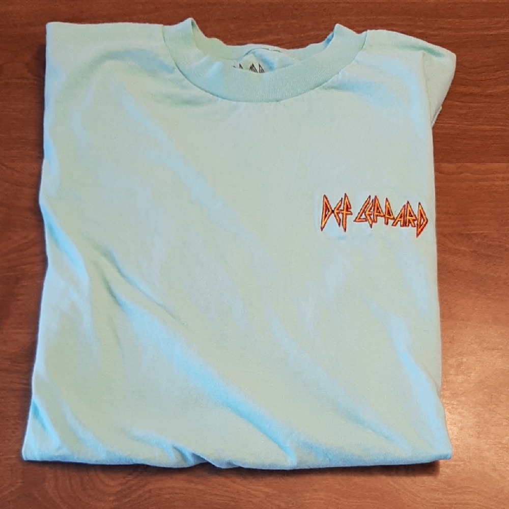 Def Leppard Teal T-Shirt